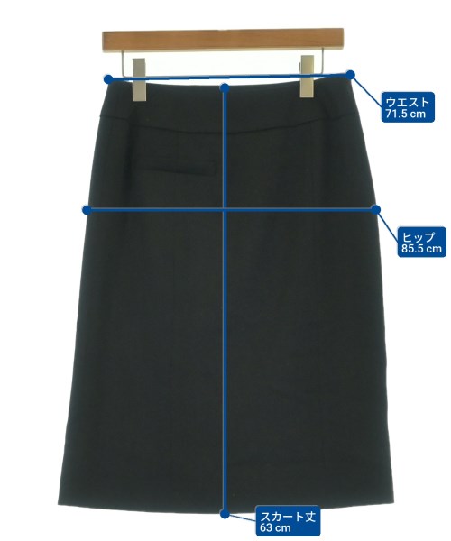ANTEPRIMA（アンテプリマ）ひざ丈スカート 黒 サイズ:42(M位) レディース/2200635761071