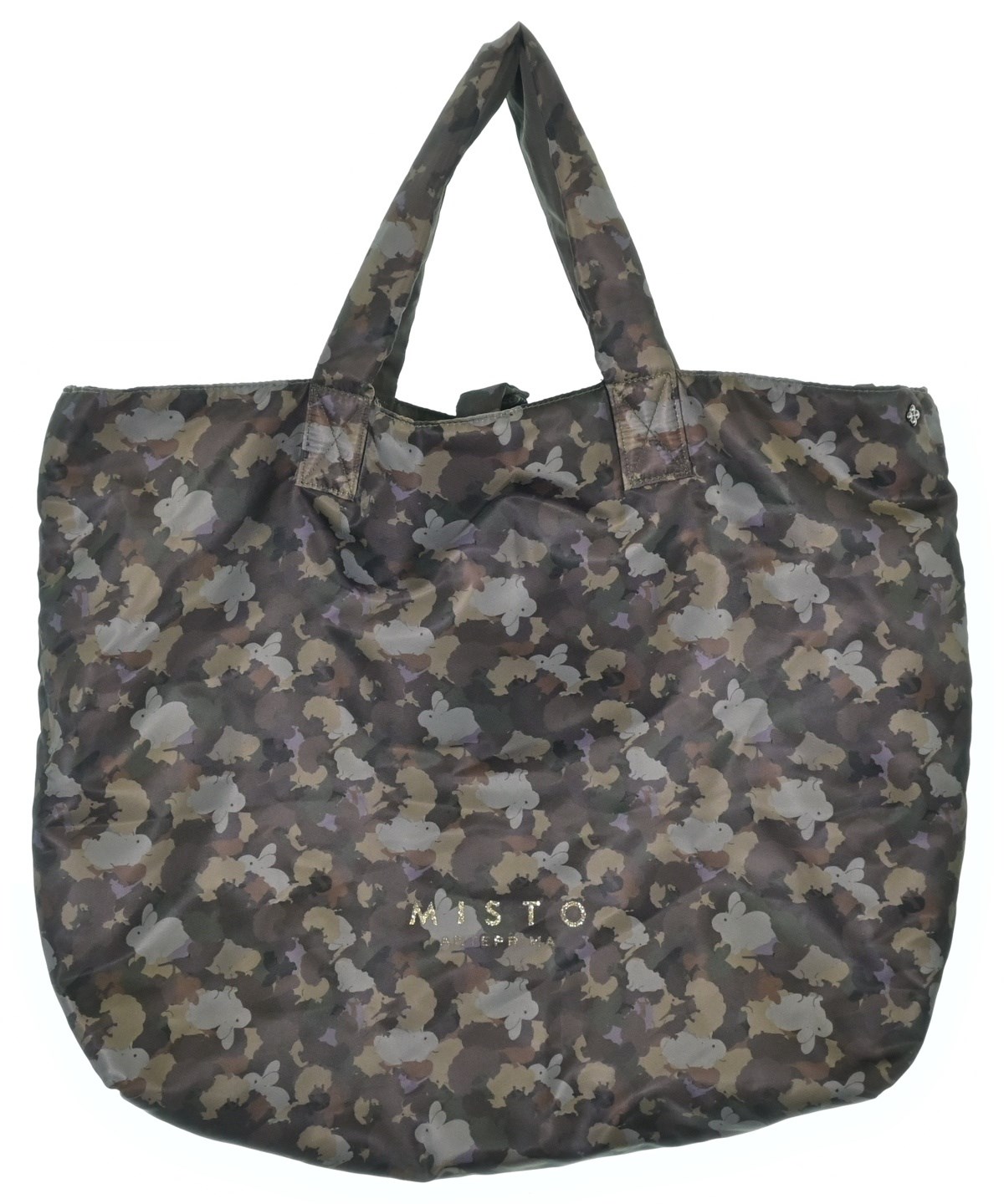 新品未使用 タグ付 A4可 アンテプリマミスト 23春発売 エコバック グレー ANTEPRIMA MISTO（アンテプリマ ミスト）トートバッグ カーキ サイズ