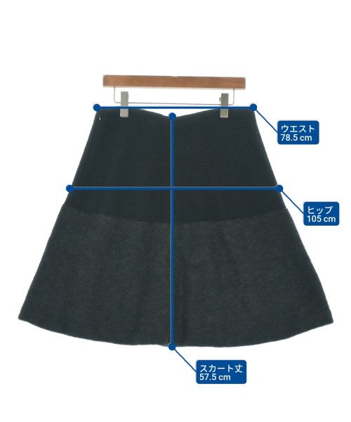ANTEPRIMA（アンテプリマ）ひざ丈スカート 黒 サイズ:42(M位) レディース/2200641785238