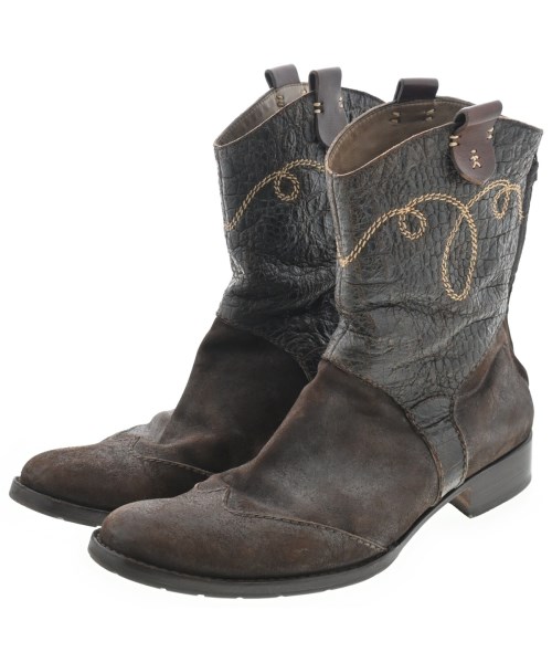 henry beguelin(ヘンリー　ベグリン)ブーツ 茶 サイズ:EU43(28cm位)/2200657657024