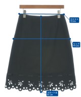 MOSCHINO（モスキーノ）ひざ丈スカート 黒 サイズ:42(M位) レディース/2200636088122