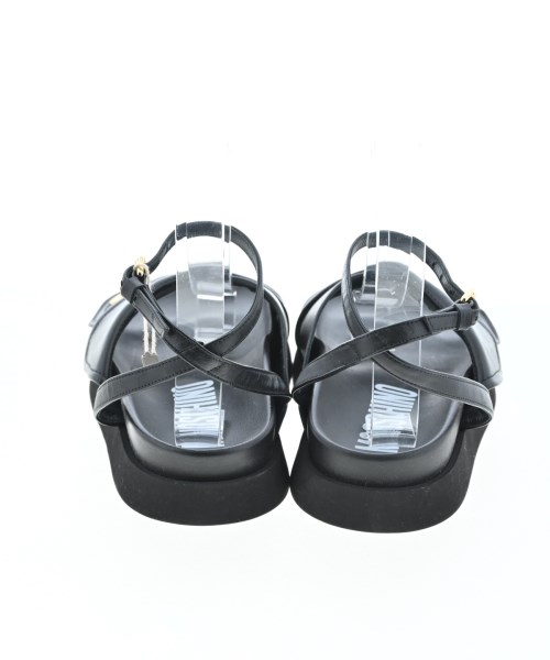 MOSCHINO（モスキーノ）サンダル 黒 サイズ:EU37(23.5cm位) レディース/2200641772023