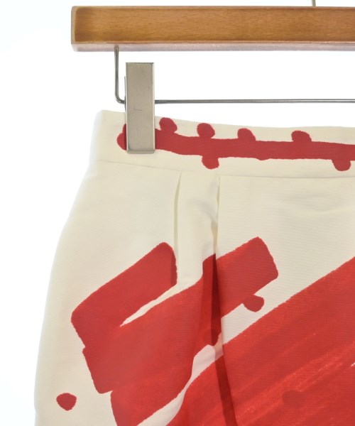 MOSCHINO（モスキーノ）ひざ丈スカート 白 サイズ:38(S位) レディース/2200622451015