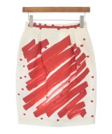MOSCHINO（モスキーノ）ひざ丈スカート 白 サイズ:38(S位) レディース/2200622451015