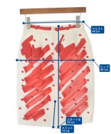 MOSCHINO（モスキーノ）ひざ丈スカート 白 サイズ:38(S位) レディース/2200622451015