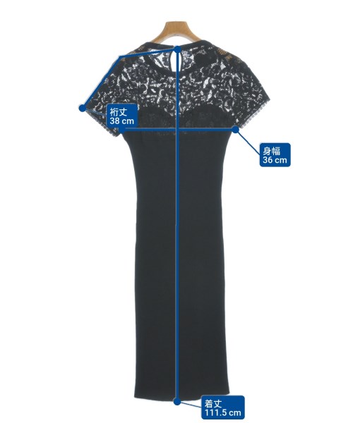 MOSCHINO（モスキーノ）ワンピース 黒 サイズ:42(M位) レディース/2200611712226