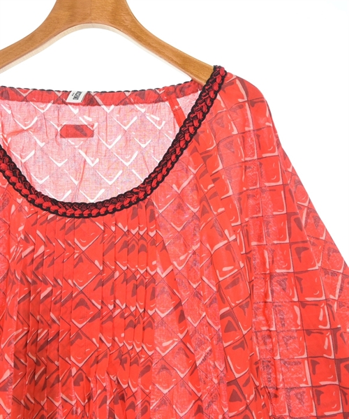 MOSCHINO（モスキーノ）ブラウス 赤 サイズ:40(M位) レディース/2200613249041
