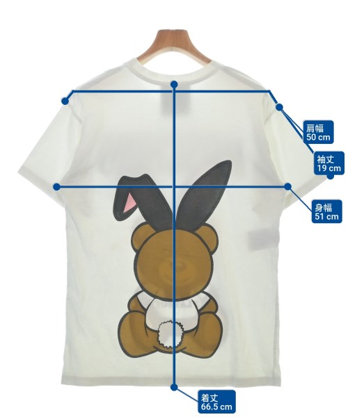 MOSCHINO（モスキーノ）Tシャツ・カットソー 白 サイズ:XS メンズ/2200616120019