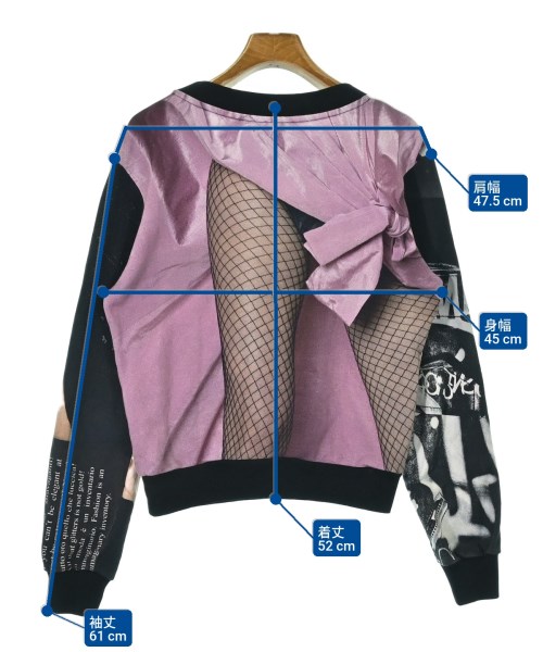 MOSCHINO（モスキーノ）スウェット 黒 サイズ:38(S位) レディース/2200609980668