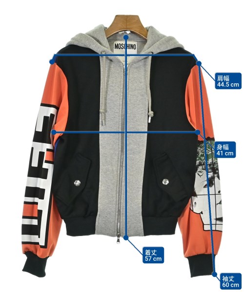 MOSCHINO（モスキーノ）パーカー グレー サイズ:40(M位) レディース/2200668553384