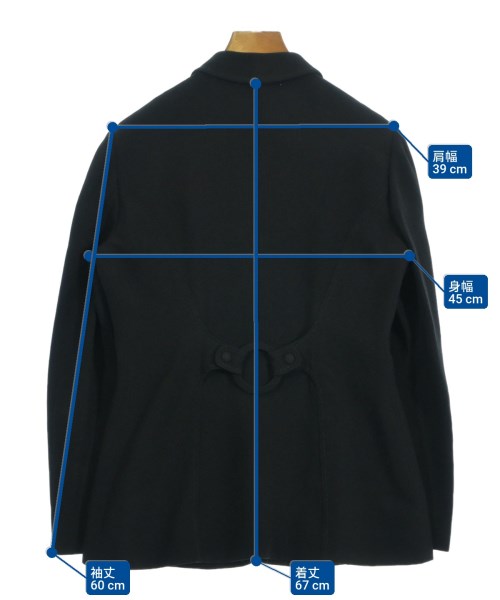 MOSCHINO（モスキーノ）テーラードジャケット 黒 サイズ:42(M位) レディース/2200676379013