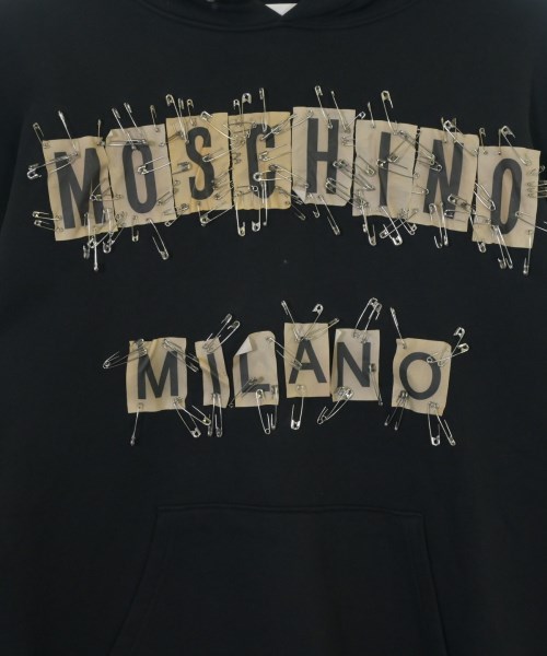 MOSCHINO（モスキーノ）パーカー 黒 サイズ:46(M位) メンズ/2200672956249