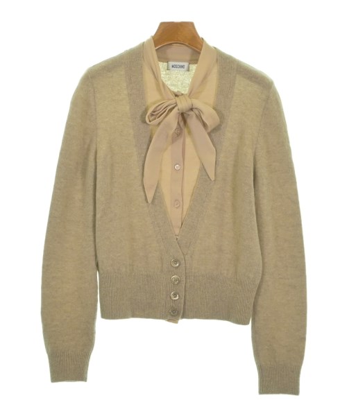 MOSCHINO(モスキーノ)カーディガン ベージュ サイズ:42(M位)/2200657196059