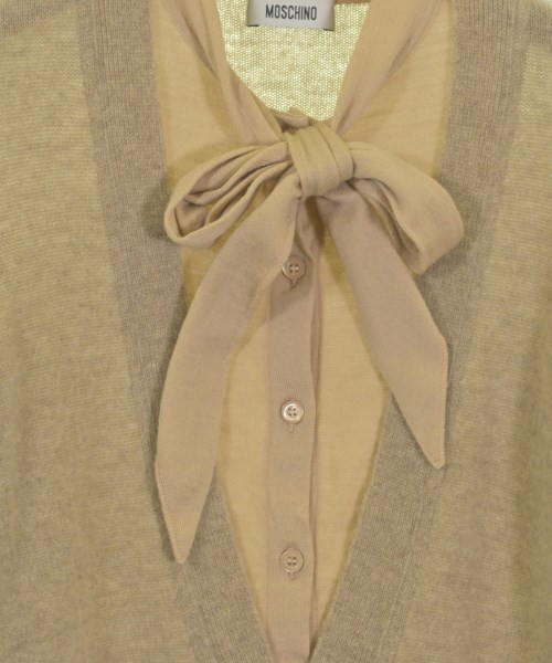 MOSCHINO（モスキーノ）カーディガン ベージュ サイズ:42(M位) レディース/2200657196059