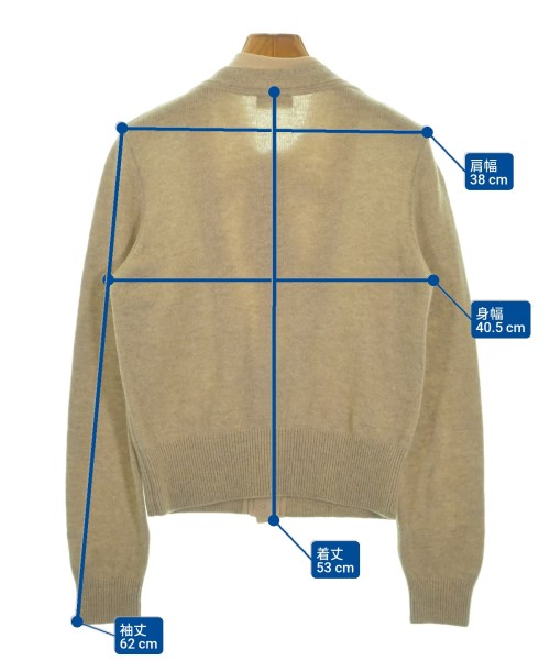 MOSCHINO（モスキーノ）カーディガン ベージュ サイズ:42(M位) レディース/2200657196059