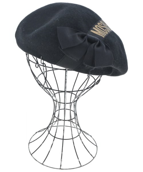 MOSCHINO(モスキーノ)ハンチング・ベレー帽 黒 サイズ:-/2200657236076