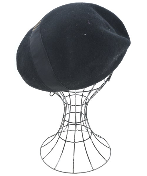 MOSCHINO（モスキーノ）ハンチング・ベレー帽 黒 サイズ:- レディース/2200657236076