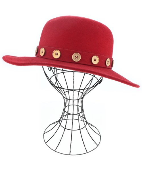 MOSCHINO(モスキーノ)ハット 赤 サイズ:-/2200657236083