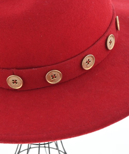 MOSCHINO（モスキーノ）ハット 赤 サイズ:- レディース/2200657236083