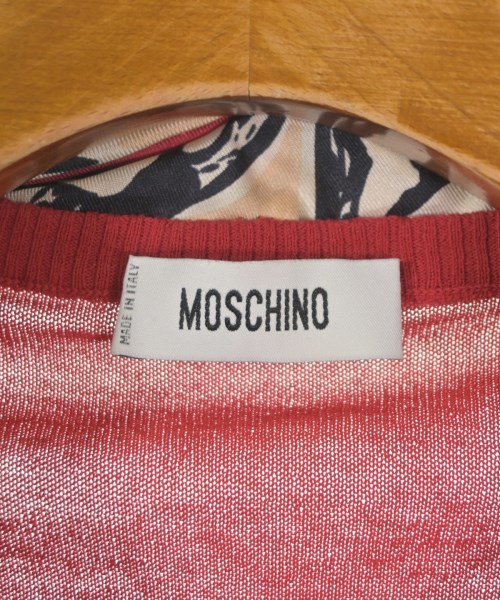 MOSCHINO（モスキーノ）カーディガン 赤 サイズ:40(M位) レディース/2200661510421