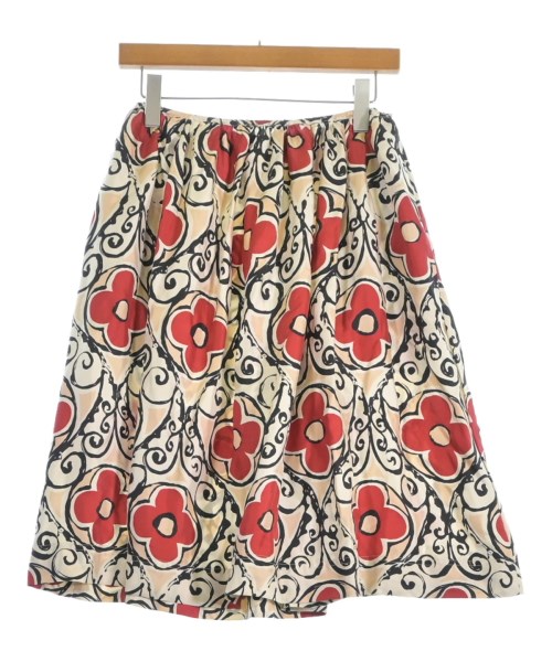 MOSCHINO(モスキーノ)ひざ丈スカート ベージュ サイズ:40(M位)/2200661510438