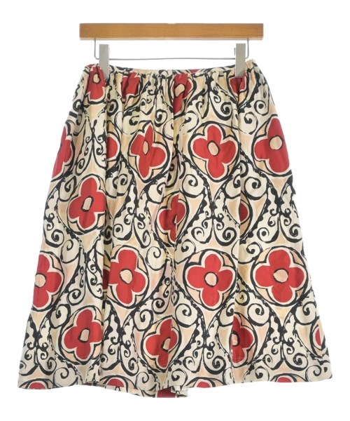 MOSCHINO（モスキーノ）ひざ丈スカート ベージュ サイズ:40(M位) レディース/2200661510438