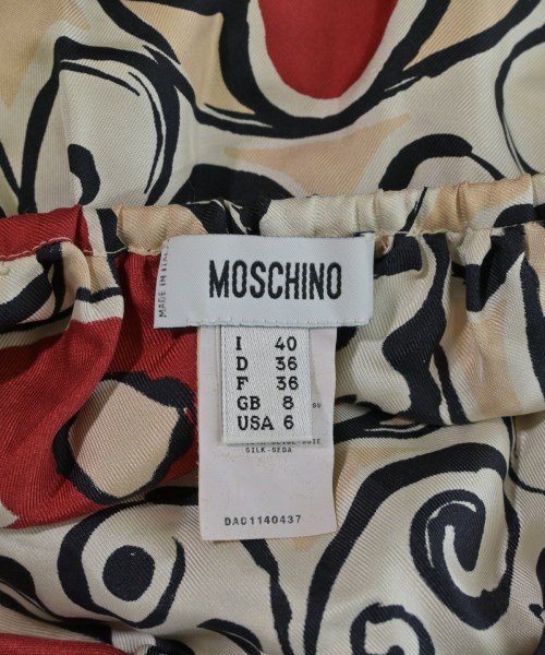 MOSCHINO（モスキーノ）ひざ丈スカート ベージュ サイズ:40(M位) レディース/2200661510438