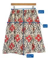 MOSCHINO（モスキーノ）ひざ丈スカート ベージュ サイズ:40(M位) レディース/2200661510438