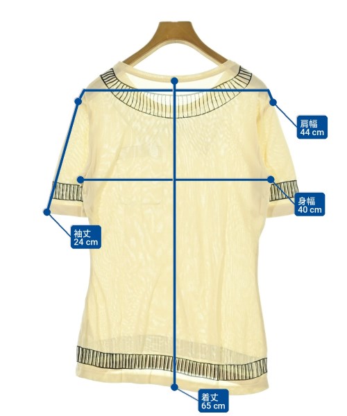 MOSCHINO（モスキーノ）ニット・セーター 黄 サイズ:44(L位) レディース/2200715352175