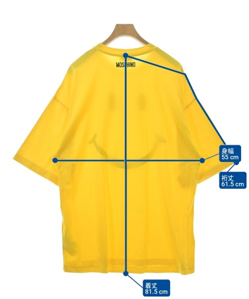 MOSCHINO（モスキーノ）Tシャツ・カットソー 黄 サイズ:L メンズ/2200716080107