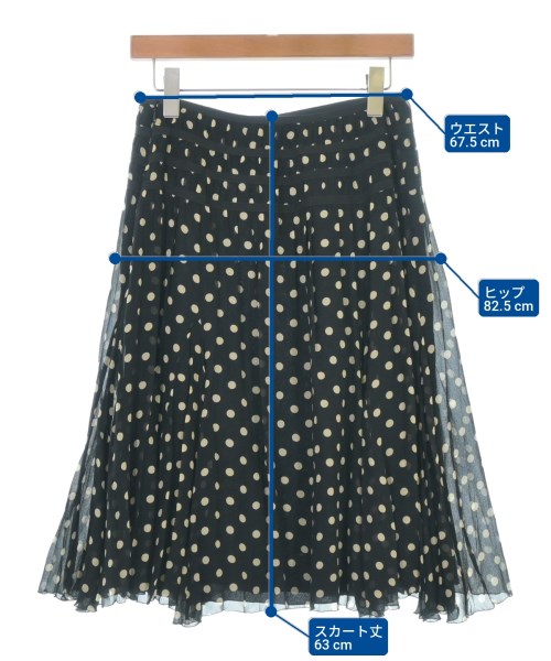 MOSCHINO（モスキーノ）ひざ丈スカート 黒 サイズ:40(M位) レディース/2200713388107
