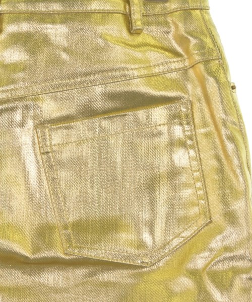 MOSCHINO（モスキーノ）ミニスカート ゴールド サイズ:40(M位) レディース/2200705351096