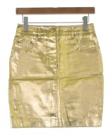 MOSCHINO（モスキーノ）ミニスカート ゴールド サイズ:40(M位) レディース/2200705351096