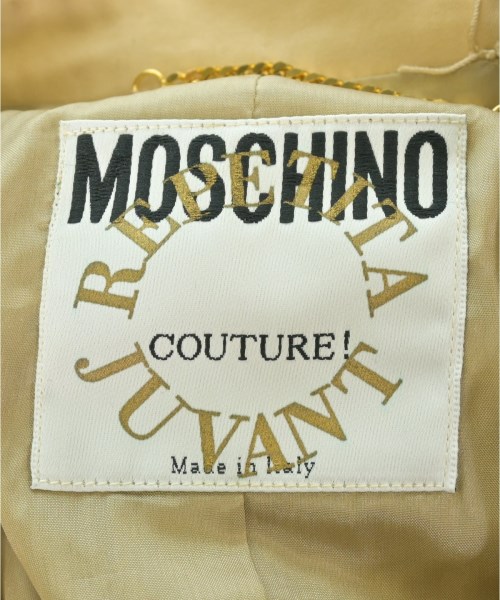 MOSCHINO（モスキーノ）テーラードジャケット ベージュ サイズ:44(L位) レディース/2200705408134