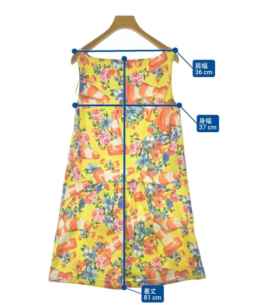 MOSCHINO（モスキーノ）ワンピース 黄 サイズ:40(M位) レディース/2200663729050