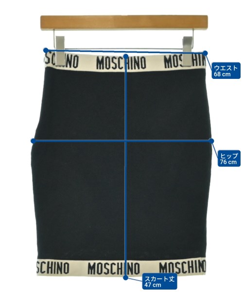 MOSCHINO（モスキーノ）ミニスカート 黒 サイズ:38(S位) レディース/2200664139032