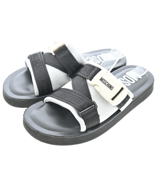 MOSCHINO(モスキーノ)サンダル 黒 サイズ:EU38(24.5cm位)/2200666947017