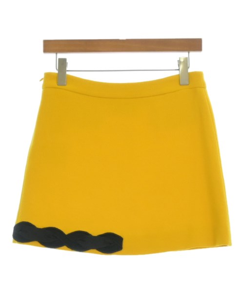 MOSCHINO（モスキーノ）ミニスカート 黄 サイズ:38(S位) レディース/2200671607029