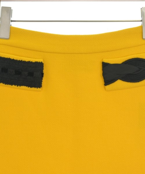 MOSCHINO（モスキーノ）ミニスカート 黄 サイズ:38(S位) レディース/2200671607029