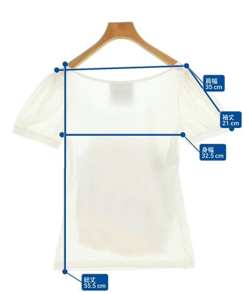 MOSCHINO（モスキーノ）Tシャツ・カットソー 白 サイズ:38(S位) レディース/2200714305097