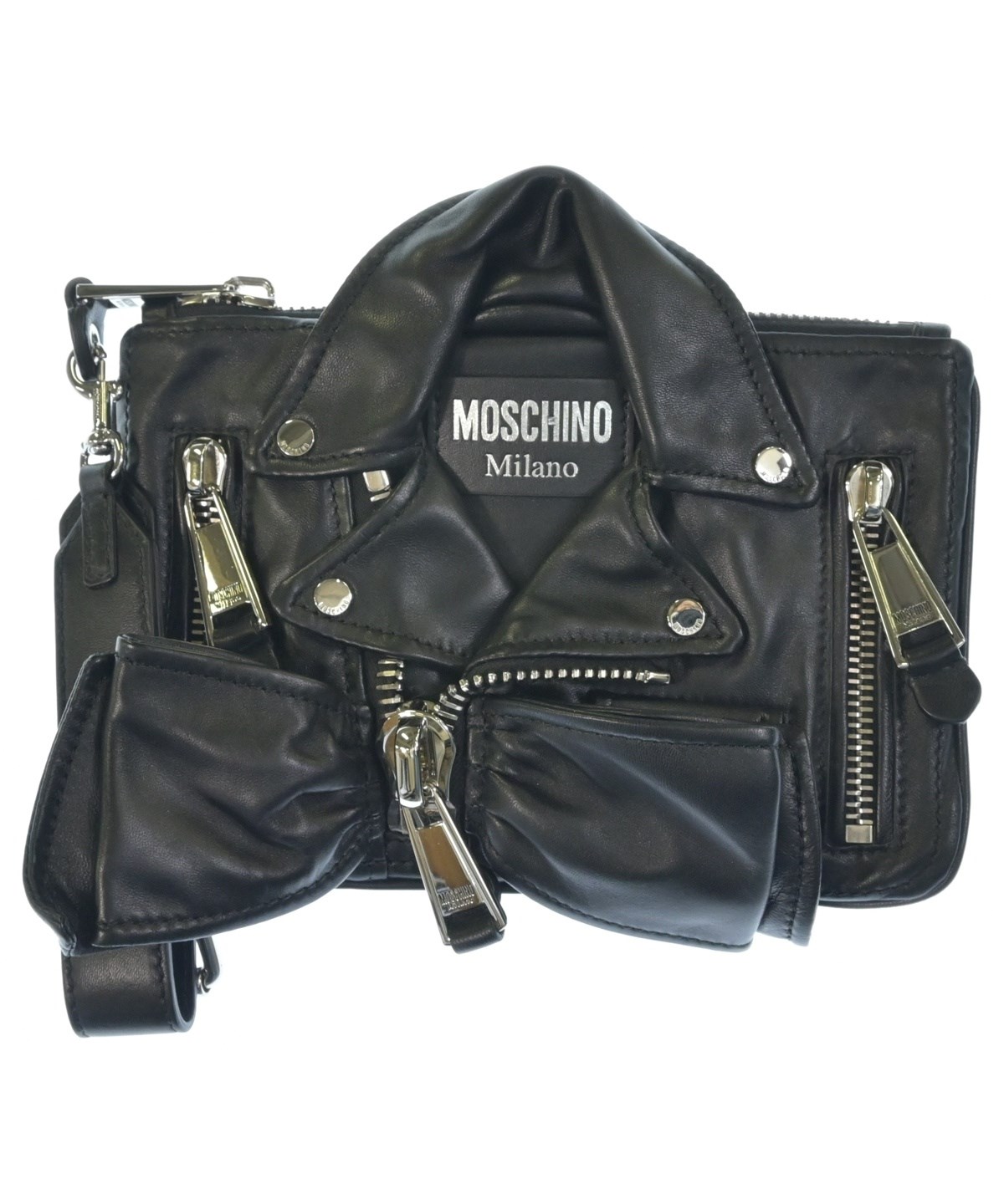 MOSCHINO（モスキーノ）クラッチバッグ 黒 サイズ:- レディース