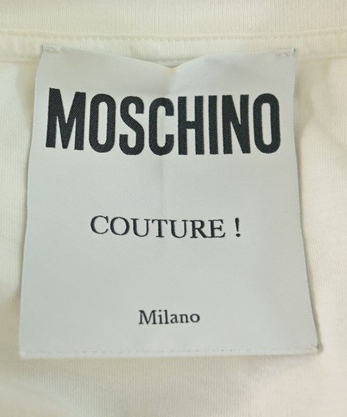 MOSCHINO（モスキーノ）Tシャツ・カットソー 白 サイズ:48(L位) メンズ/2200726920073