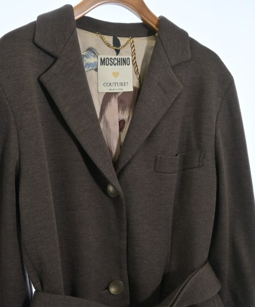MOSCHINO（モスキーノ）テーラードジャケット 茶 サイズ:38(S位) レディース/2200682776042