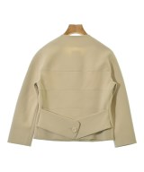 MOSCHINO（モスキーノ）ノーカラージャケット ベージュ サイズ:38(S位) レディース/2200689984075