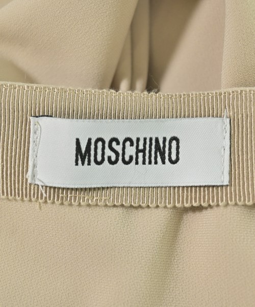 MOSCHINO（モスキーノ）ひざ丈スカート ベージュ サイズ:38(S位) レディース/2200689984112