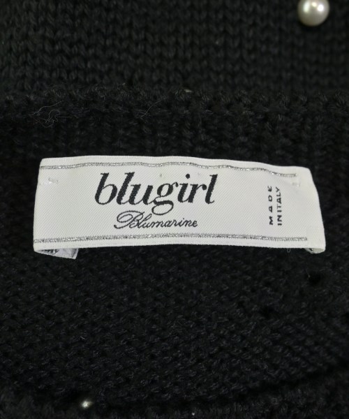 BLUGIRL（ブルーガール）ニット・セーター 黒 サイズ:38(S位) レディース/2200726470110