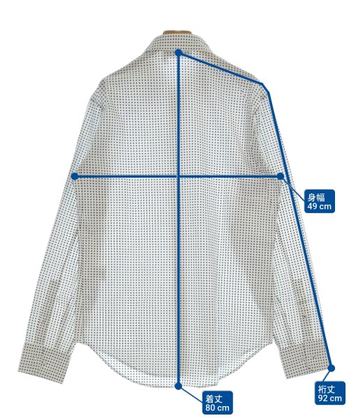 YVES SAINT LAURENT rive gauche（イヴサンローランリヴゴシュ）カジュアルシャツ 白 サイズ:42(L位) メンズ/2200594035602