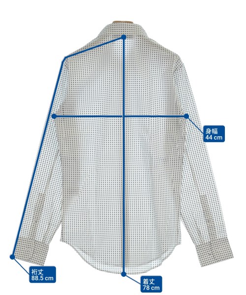 YVES SAINT LAURENT rive gauche（イヴサンローランリヴゴシュ）カジュアルシャツ 白 サイズ:39(M位) メンズ/2200594035626