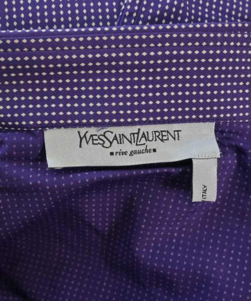 YVES SAINT LAURENT rive gauche（イヴサンローランリヴゴシュ）カジュアルシャツ 紫 サイズ:42(L位) メンズ/2200594035633
