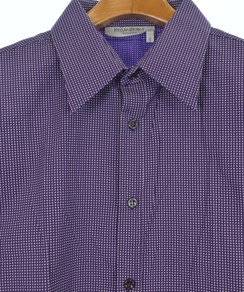 YVES SAINT LAURENT rive gauche（イヴサンローランリヴゴシュ）カジュアルシャツ 紫 サイズ:42(L位) メンズ/2200594035633